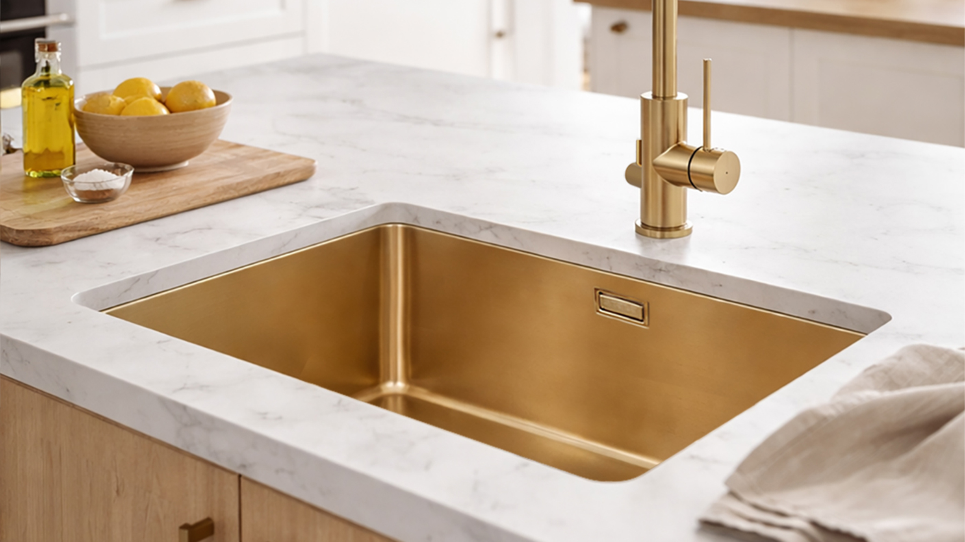 MONARCH-50G undermontert i lys benkeplate